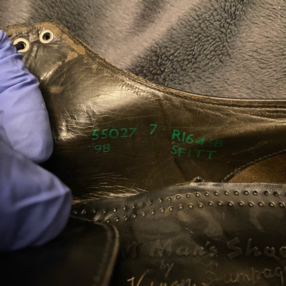 Vernon Humphage Men’s Derby shoes. M7 - Picture 7 of 7